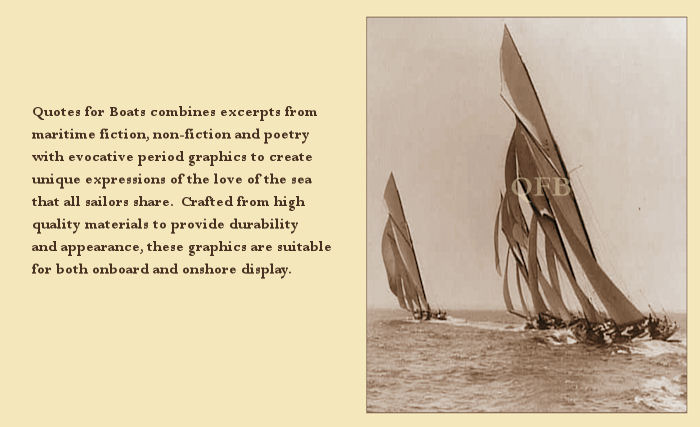 Quotes for Boats combines excerpts from 